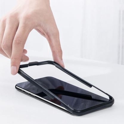 Baseus Tempered Glass Film (0.30mm) - 2бр калено стъклено защитно покритие за дисплея на iPhone 11, iPhone XR (прозрачен) (2 броя) 4