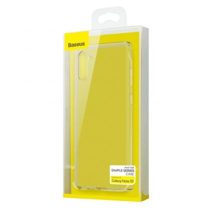 Baseus Simple Case - силиконов (TPU) калъф за Samsung Galaxy Note 10 (прозрачен) 2