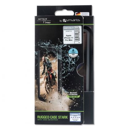 4smarts Rugged Case Active Pro STARK - ударо и водоустойчив калъф за iPhone 11 Pro Max (черен) 4