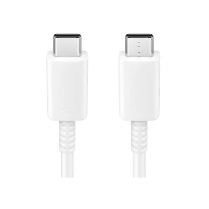Samsung USB-C to USB-C Cable 100W (5A) EP-DN975BW  - кабел за устройства с USB-C порт (100 см) (бял) 3