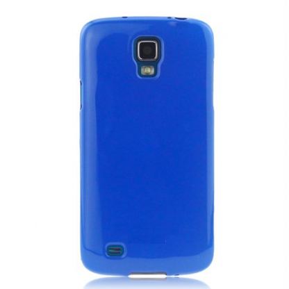 Protective Border Case - силиконов калъф за Samsung Galaxy S4 Active i9295 (син) 2