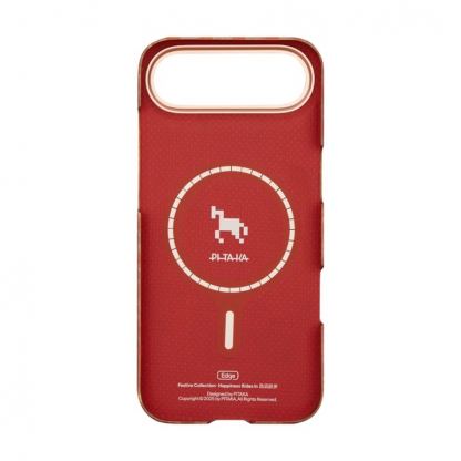 Кевларен кейс с MagSafe за iPhone 17 Air - Pitaka Happiness Rides Amber Edge Ultra Slim Aramid Fiber Case 3