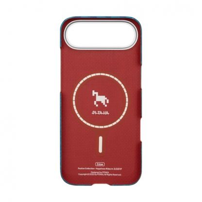 Кевларен кейс с MagSafe за iPhone 17 Air - Pitaka Happiness Rides Indigo Edge Ultra Slim Aramid Fiber Case 3