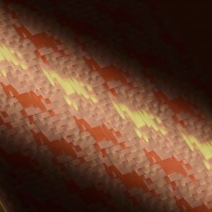 Кевларен кейс с MagSafe за iPhone 17 Pro - Pitaka Happiness Rides Amber Edge Ultra Slim Aramid Fiber Case 6