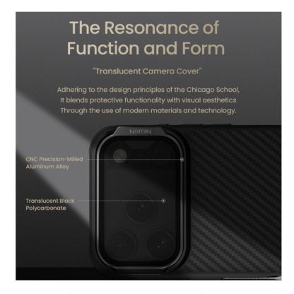 Хибриден удароустойчив кевларен кейс с MagSafe за iPhone 17 Pro - Nillkin CarboProp Aramid MagSafe Case (черен) 5