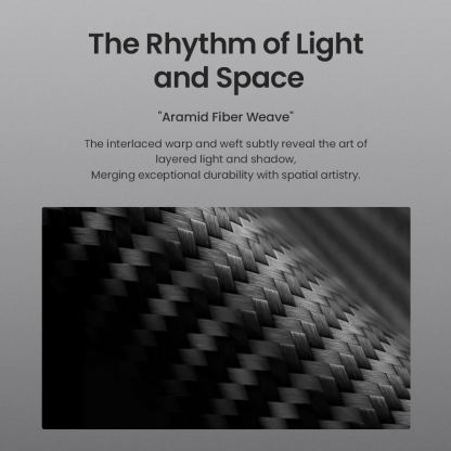 Хибриден удароустойчив кевларен кейс с MagSafe за iPhone 17 Pro Max - Nillkin CarboProp Aramid MagSafe Case (черен) 5