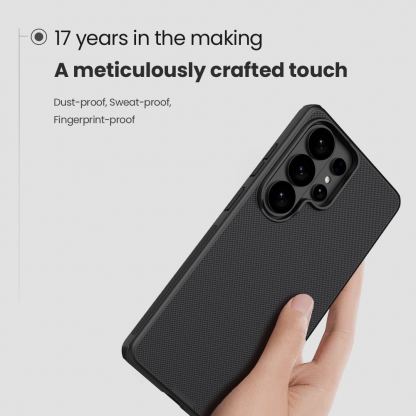 Хибриден удароустойчив кейс с MagSafe за Samsung Galaxy S26 Ultra - Nillkin Super Frosted Shield Pro Magnetic Case (черен) 4