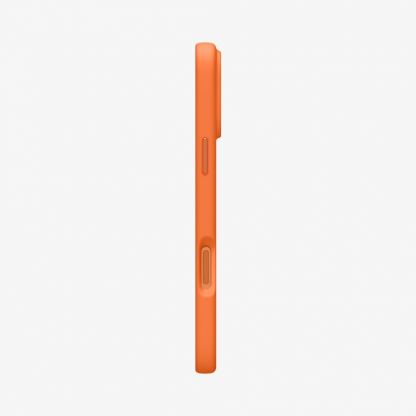 Силиконов (TPU) калъф с MagSafe за iPhone 17 Pro Max - Spigen Silicone Fit MagSafe Case (оранжев) 10