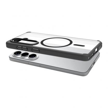Хибриден кейс с висока степен на защита с MagSafe за Samsung Galaxy S26 - Spigen Ultra Hybrid MagSafe Case (черен-прозрачен) 12