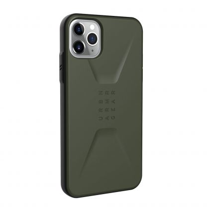 Urban Armor Gear Civilian - удароустойчив хибриден кейс за iPhone 11 Pro Max (зелен) 7