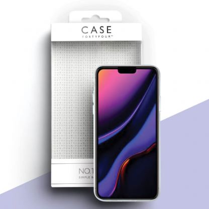 Case FortyFour No.1 Case - силиконов TPU калъф за iPhone 11 Pro Max (прозрачен) 3