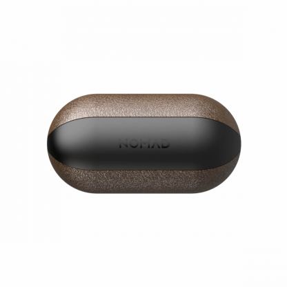 Nomad Leather Case - кожен (естествена кожа) кейс за Apple Airpods (тъмнокафяв) 5