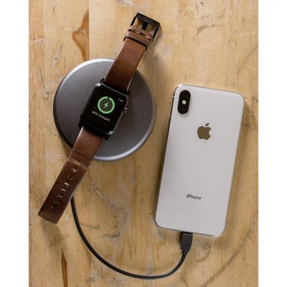 Nomad Strap Modern Slim Leather - кожена (естествена кожа) каишка за Apple Watch 38мм, 40мм (кафяв-черен) 6