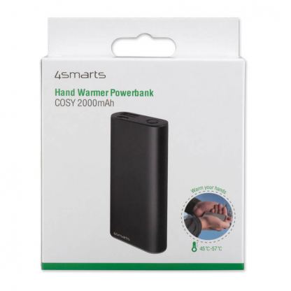4smarts Hand Warmer Powerbank COSY 2000mAh - джобна външна батерия и нагревател за ръце (черен) 7