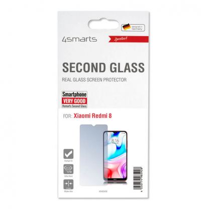 4smarts Second Glass - калено стъклено защитно покритие за дисплея на Xiaomi Redmi 8 (прозрачен) 2