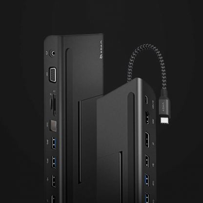 Adam Elements CASA Hub Pro USB-C - мултифункционален хъб за свързване на допълнителна периферия за Macbook и USB-C устройства (черен) 7