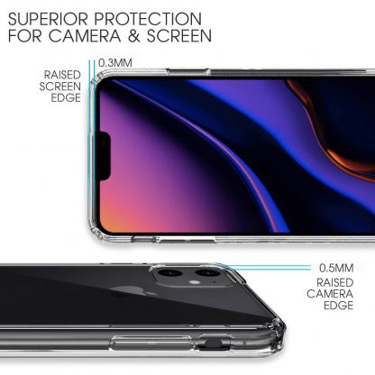 Bling My Thing Milky Way Pure Brilliance - хибриден удароустойчив кейс с кристали Cваровски за iPhone 11 (прозрачен) 3