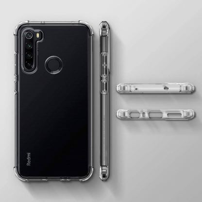Spigen Crystal Shell Case - хибриден кейс с висока степен на защита за Xiaomi RedMi Note 8 (прозрачен) 2