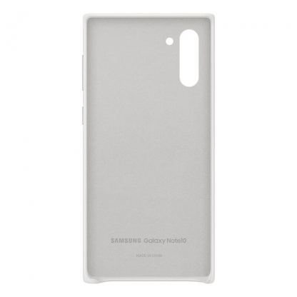 Samsung Leather Cover EF-VN970LWEGWW - оригинален кожен калъф (естествена кожа) за Samsung Note 10 (бял) 2