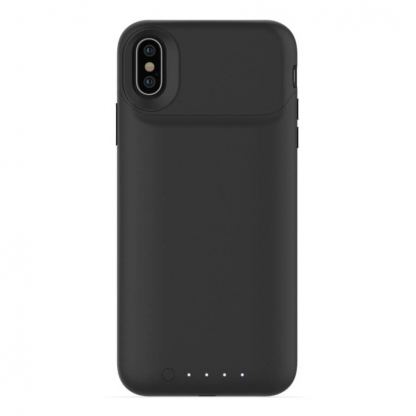 Mophie Power Case - удароустойчив кейс с вградена батерия 1720mAh и безжично зареждане за iPhone XS, iPhone X (черен) 6