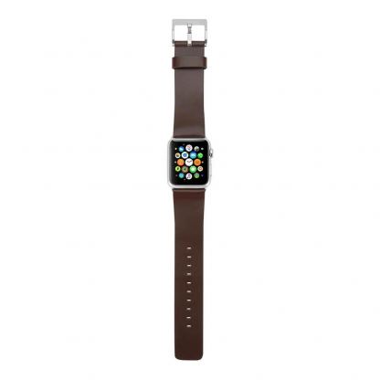 Incase Leather Band - кожена каишка (естествена кожа) за Apple Watch 38мм, 40мм (кафяв) 2