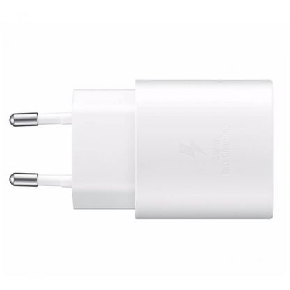 Samsung Power Delivery 3.0 25W Wall Charger EP-TA800EWE - захранване за ел. мрежа с технология за бързо зареждане с USB-C изход (бял) (bulk) 2