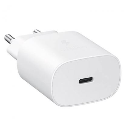 Samsung Power Delivery 3.0 25W Wall Charger EP-TA800EWE - захранване за ел. мрежа с технология за бързо зареждане с USB-C изход (бял) (bulk) 3