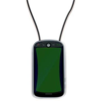 Clingo Mobile Necklet - специална подложка за врата за iPhone и мобилни телефони (зелен) 3