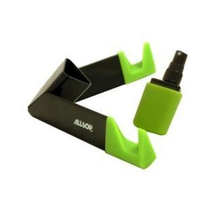 Allsop Universal Tablet Stand & Cleaner - компактна сгъваема поставка и спрей за почистване за iPad и таблети 2