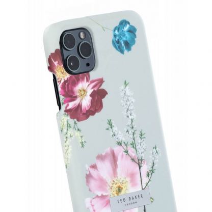 Ted Baker Forest Fruits Back Shell - дизайнерски поликарбонатов кейс за iPhone 11 Pro Max (сив) 5