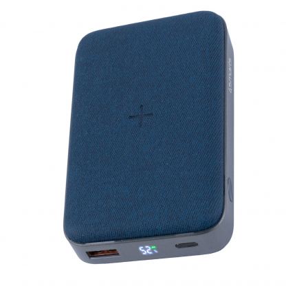 4smarts Inductive Power Bank VoltHub Ultimate 10000 mAh - външна батерия с USB-C изход с възможност за безжично зареждане и технология за бързо зареждане (син-сив) 2