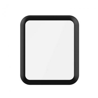Griffin Survivor Tempered Glass Screen Protector - калено стъклено защитно покритие с извити ръбове за целия дисплея на Apple Watch Series 3/2/1 42 mm (черен-прозрачен) 2