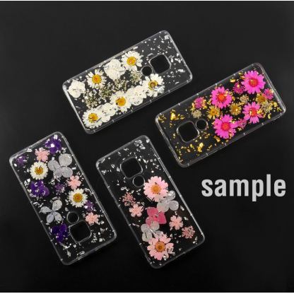 4smarts Soft Cover Glamour Bouquet - силиконов (TPU) калъф с цветя за Huawei P30 (прозрачен-бял) 2