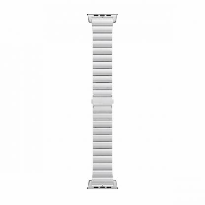 Nomad Strap Stainless Steel Band - титаниева каишка за Apple Watch 42мм, 44мм (сребрист) 3