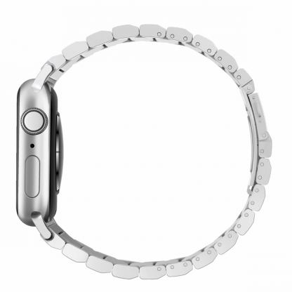 Nomad Strap Stainless Steel Band - титаниева каишка за Apple Watch 42мм, 44мм (сребрист) 4