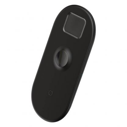 Baseus 3in1 Wireless Charger - тройна поставка (пад) с Fast Charge технология за безжично зареждане за Qi съвместими устройства, Apple Watch и Apple Airpods (черен) 5