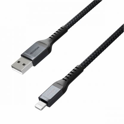 Nomad Kevlar USB-A to Lightning Cable - здрав кевларен кабел за устройства с Lightning порт (300 см) (черен) 2