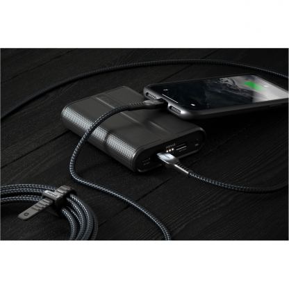 Nomad Rugged USB-C to Lightning Cable - здрав кабел с въжена оплетка за устройства с Lightning порт (150 см) (черен) 4