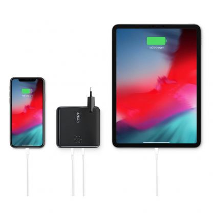 Anker PowerCore Fusion Power Delivery Battery and Charger - захранване с USB-C и USB изходи и външна батерия (5000 mAh) за мобилни устройства 3