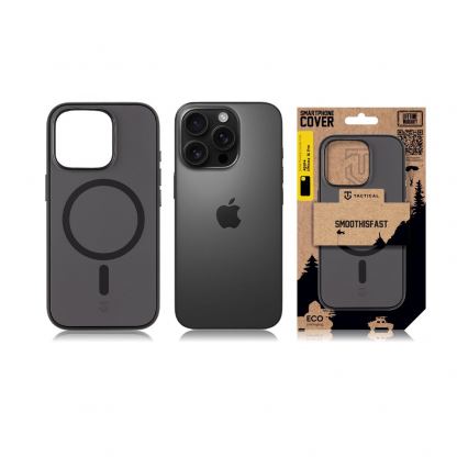 Хибриден удароустойчив кейс с MagSafe за iPhone 16 Pro Max - Tactical MagForce SmoothIsFast Cover (черен) 4