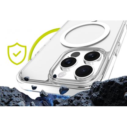 Хибриден кейс с най-висока степен на защита с MagSafe за iPhone 16 Pro Max - Mobile Origin Easy Hybrid MagSafe Case (прозрачен) 7