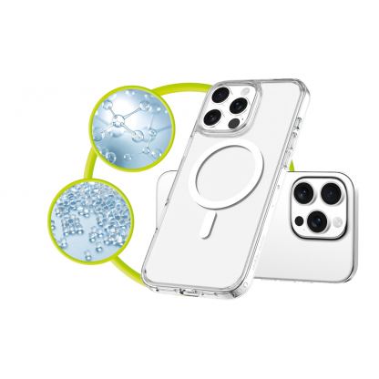 Хибриден кейс с най-висока степен на защита с MagSafe за iPhone 16 Pro Max - Mobile Origin Easy Hybrid MagSafe Case (прозрачен) 9