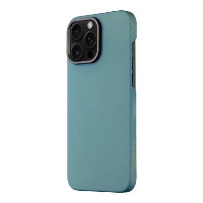 Кевларен кейс с MagSafe за iPhone 16 Pro Max - Tactical MagForce Aramid Case (светлосин) 3