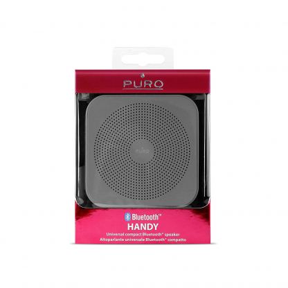Puro Handy Bluetooth Speaker - безжичен блутут спийкър с микрофон за мобилни устройства (сив) 2