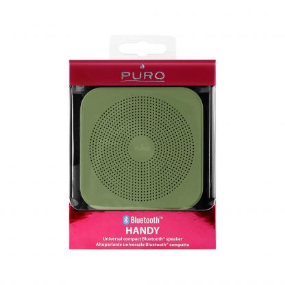 Puro Handy Bluetooth Speaker - безжичен блутут спийкър с микрофон за мобилни устройства (зелен) 3