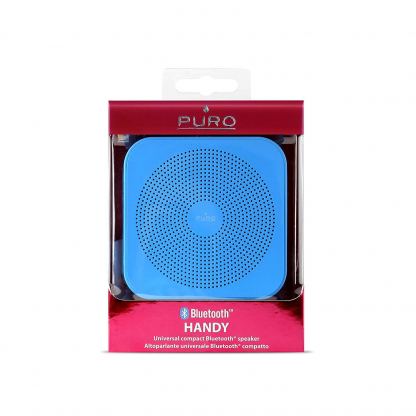 Puro Handy Bluetooth Speaker - безжичен блутут спийкър с микрофон за мобилни устройства (син) 4