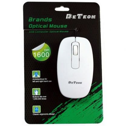 4D Wired Optical Mouse DeTech - 903 3