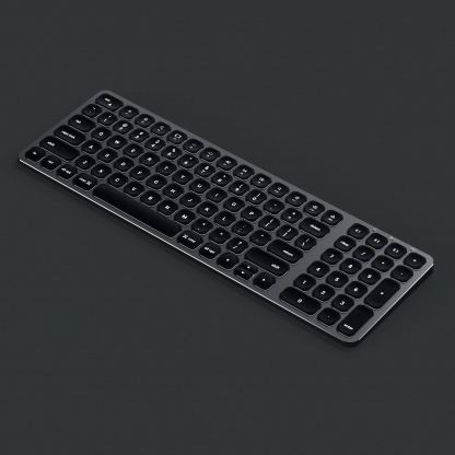 Satechi Compact Backlit Bluetooth Keyboard - безжична блутут клавиатура за Mac (тъмносив) 4