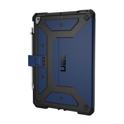 Urban Armor Gear Metropolis Folio Case - удароустойчив хибриден кейс от най-висок клас за iPad 7 (2019) (тъмносин) 2