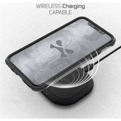 Ghostek Exec 4 Case - удароустойчив кейс с отделение за карти за iPhone 11 (черен) 5